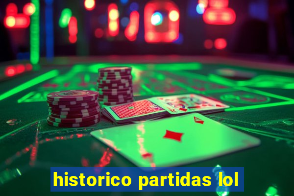 historico partidas lol